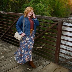 Maurices Faux Wrap Skirt